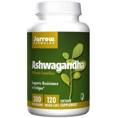 Jarrow Formulas Ashwagandha 300 mg - Wegańskie Kapsułki Jarrow Formulas Ashwagandha 300 mg - Wegańskie Kapsułki