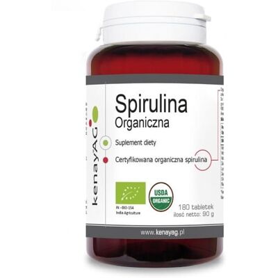 Kenay Organic Spirulina - Suplement diety 180 Tabletek Kenay Organic Spirulina - Suplement diety 180 Tabletek