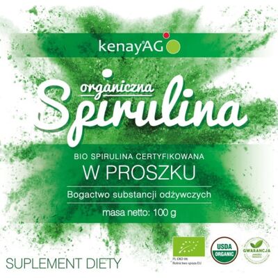 Kenay Spirulina Organic 100g - Suplement Kenay Spirulina Organic 100g - Suplement