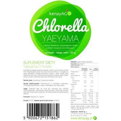 Suplement Chlorella Yaeyama Kenay - Wsparcie odporności Suplement Chlorella Yaeyama Kenay - Wsparcie odporności
