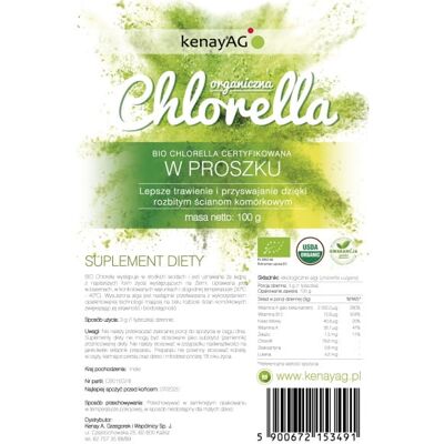 Kenay Organiczna Chlorella - Suplement wspomagający trawienie Kenay Organiczna Chlorella - Suplement wspomagający trawienie