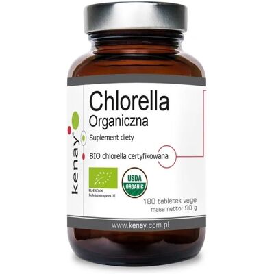 Kenay Organiczna Chlorella - 180 Tabletek Suplement diety Kenay Organiczna Chlorella - 180 Tabletek Suplement diety