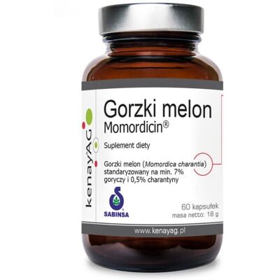 Kenay Gorzki Momordicin - Gorzka Dynia Suplement - 60 Kapsułek Kenay Gorzki Momordicin - Gorzka Dynia Suplement - 60 Kapsułek