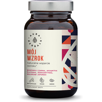 Aura Herbals Mój Wzrok - Naturalne wsparcie wzroku - 60 kapsułek Aura Herbals Mój Wzrok - Naturalne wsparcie wzroku - 60 kapsułek