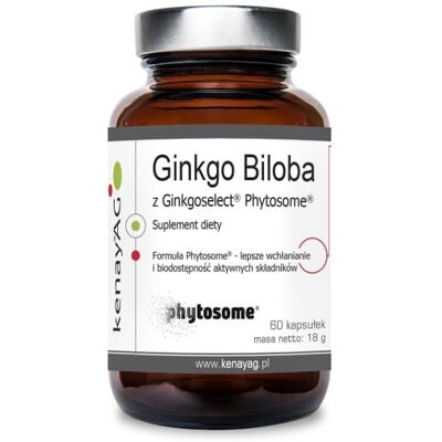 Kenay Ginkgo Biloba Z Ginkgoselect Phytosome - Suplementy diety Kenay Ginkgo Biloba Z Ginkgoselect Phytosome - Suplementy diety