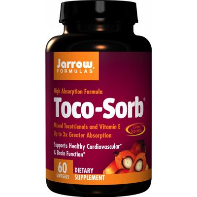Jarrow Formulas Toco-Sorb - Witamina E i toko-trienole - 60 Softgels Jarrow Formulas Toco-Sorb - Witamina E i toko-trienole - 60 Softgels