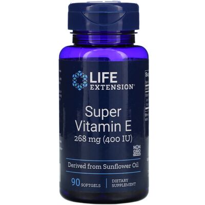 Life Extension Super Vitamin E - Witamina E Nie-Syntetyczna - Suplement Diety Life Extension Super Vitamin E - Witamina E Nie-Syntetyczna - Suplement Diety