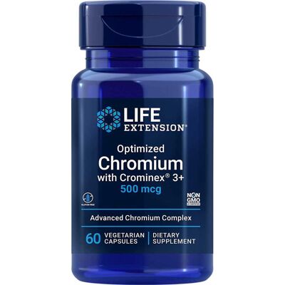 Life Extension Chrom Optymalizowany z Crominex 3+ - Suplementy diety Life Extension Chrom Optymalizowany z Crominex 3+ - Suplementy diety