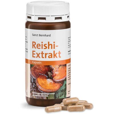 Ekstrakt z grzyba Reishi KRAUTERHAUS SANCT BERNHARD - 120 Kapsułek Ekstrakt z grzyba Reishi KRAUTERHAUS SANCT BERNHARD - 120 Kapsułek