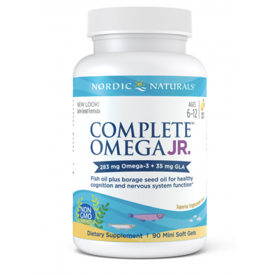 Nordic Naturals Complete Omega Junior 283mg Softgels Cytryna - Suplement Omega-3 Nordic Naturals Complete Omega Junior 283mg Softgels Cytryna - Suplement Omega-3