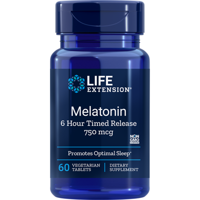Life Extension Melatonina 6-godzinne kontrolowane uwalnianie - Suplement diety Life Extension Melatonina 6-godzinne kontrolowane uwalnianie - Suplement diety