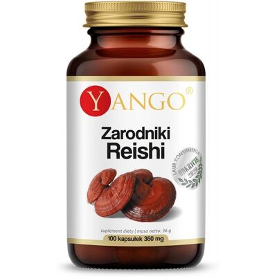 Spory Reishi Yango - 100 Kapsułek - Suplement diety Spory Reishi Yango - 100 Kapsułek - Suplement diety