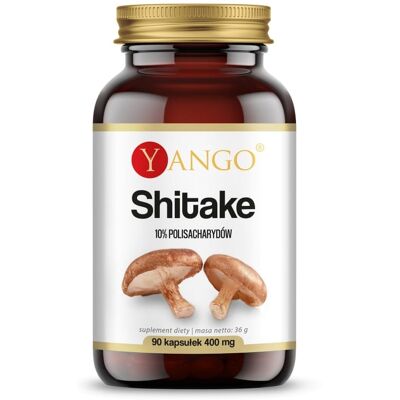 Ekstrakt z shiitake Yango - 10% Polisacharydy - 90 Kapsułek Ekstrakt z shiitake Yango - 10% Polisacharydy - 90 Kapsułek