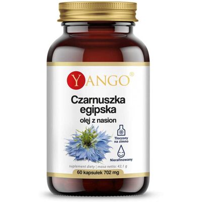 Olej z czarnuszki egipski Yango 500 MG - Suplement diety Olej z czarnuszki egipski Yango 500 MG - Suplement diety