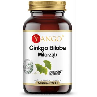 Ekstrakt Ginkgo Biloba Yango - 90 Kapsułek - Suplementy diety Ekstrakt Ginkgo Biloba Yango - 90 Kapsułek - Suplementy diety