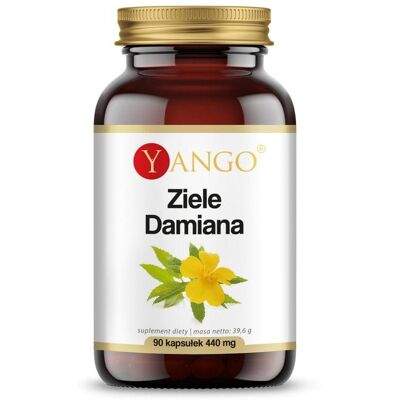 Ziele Damiana ekstrakt 10:1 90 kapsułek Yango Ziele Damiana ekstrakt 10:1 90 kapsułek Yango