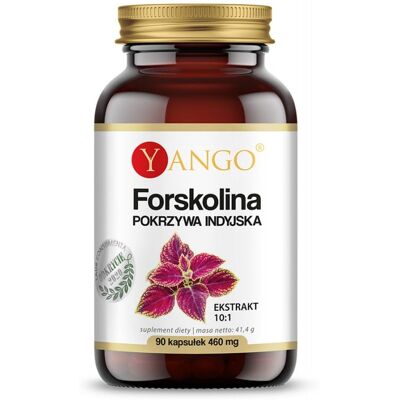 Forskolina Pokrzywa indyjska 90 kapsułek Yango Forskolina Pokrzywa indyjska 90 kapsułek Yango