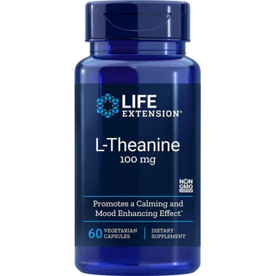 Life Extension L-Theanine 100 MG Suplement diety - Relaksujący, Prawdziwy, Wegetariański Life Extension L-Theanine 100 MG Suplement diety - Relaksujący, Prawdziwy, Wegetariański