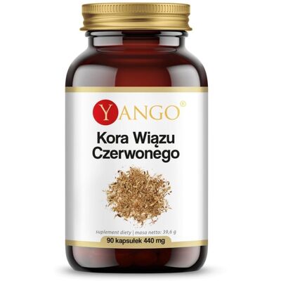 Kora wiązu czerwonego ekstrakt 10:1 90 kapsułek YANGO Kora wiązu czerwonego ekstrakt 10:1 90 kapsułek YANGO
