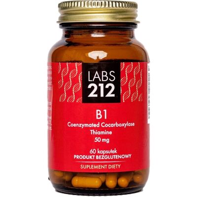 Labs212 Witamina B1 Koenzymowany Cocarboxylase - Wsparcie energii Labs212 Witamina B1 Koenzymowany Cocarboxylase - Wsparcie energii
