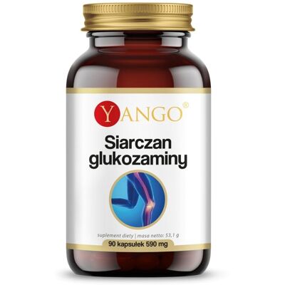 Glukozamina Siarczan glukozaminy 90 kapsułek YANGO Glukozamina Siarczan glukozaminy 90 kapsułek YANGO