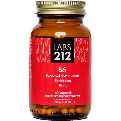 Labs212 Witamina B6 Pirydoksal 5'-Fosforan + Pirydoksyna - Suplement Labs212 Witamina B6 Pirydoksal 5'-Fosforan + Pirydoksyna - Suplement