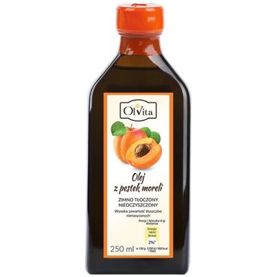 OLVITA Olej z pestek moreli zimnotłoczony 250ml OLVITA Olej z pestek moreli zimnotłoczony 250ml