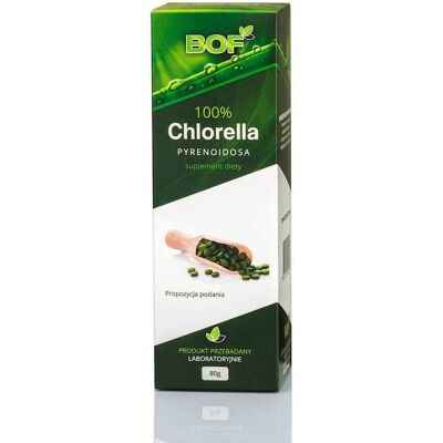 BIO ORGANIC FOOD Chlorella Pyrenoidosa 80g - Suplement BIO ORGANIC FOOD Chlorella Pyrenoidosa 80g - Suplement