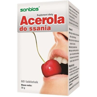 SANBIOS Acerola do ssania 60 tabl. SANBIOS Acerola do ssania 60 tabl.