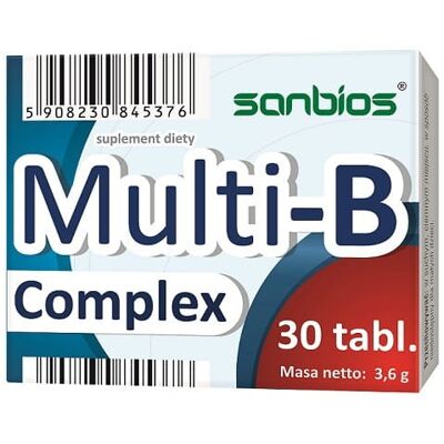 SANBIOS Multi-B-Complex 30 tabl. SANBIOS Multi-B-Complex 30 tabl.