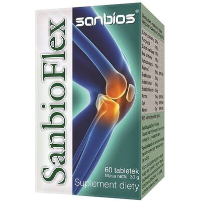 Sanbioflex 60 tabletek - Wsparcie stawów Sanbioflex 60 tabletek - Wsparcie stawów