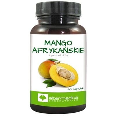ALTER MEDICA Mango afrykańskie - 60 Kapsułek Suplement diety ALTER MEDICA Mango afrykańskie - 60 Kapsułek Suplement diety