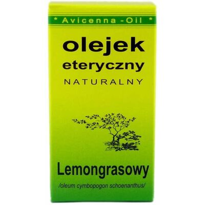 Olejek trawa cytrynowa eteryczny 7ml AVICENNA Olejek trawa cytrynowa eteryczny 7ml AVICENNA
