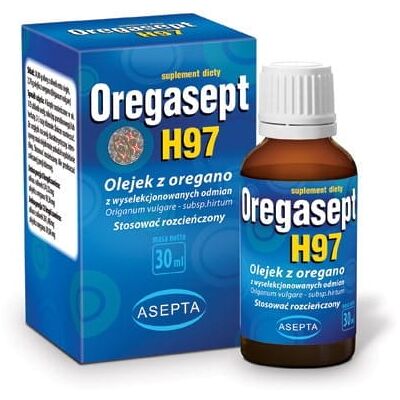 ASEPTA Oregasept H97 30ml - Olejek z oregano ASEPTA Oregasept H97 30ml - Olejek z oregano