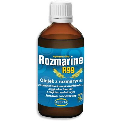 ASEPTA Rozmarine R99 10ml - Olejek z rozmarynu + olejek szałwiowy ASEPTA Rozmarine R99 10ml - Olejek z rozmarynu + olejek szałwiowy