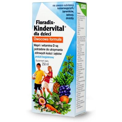 Salus Floradix Wapń i Witamina D dla Dzieci - Suplement w Płynie Salus Floradix Wapń i Witamina D dla Dzieci - Suplement w Płynie