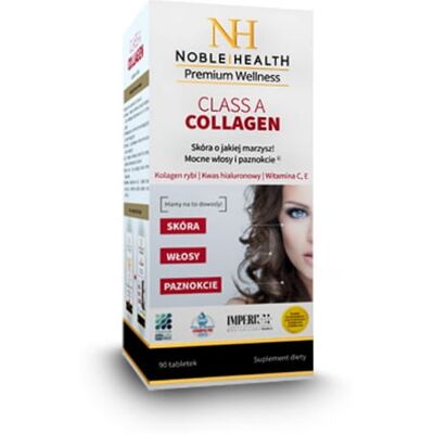 Suplement diety z Kolagenem Noble Health - Ryba, Kwas Hialuronowy, Biotyna Suplement diety z Kolagenem Noble Health - Ryba, Kwas Hialuronowy, Biotyna