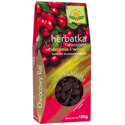 Natura Wita Herbatka Dereń I Wiśnia 100G Natura Wita Herbatka Dereń I Wiśnia 100G