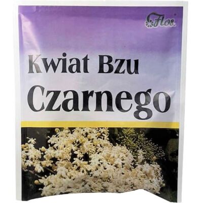Flos Bez Czarny kwiat 50g Flos Bez Czarny kwiat 50g