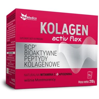 Ekamedica Kolagen Flex 21x10g - Suplement diety z kolagenem dla stawów Ekamedica Kolagen Flex 21x10g - Suplement diety z kolagenem dla stawów