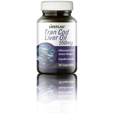Lifeplan Olej z wątroby dorsza 60 Kapsułek - Omega 3 - Wspiera odporność i wzrok Lifeplan Olej z wątroby dorsza 60 Kapsułek - Omega 3 - Wspiera odporność i wzrok