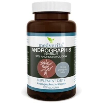 Medverita Ekstrakt z Andrographis 98% - Suplement roślinny Medverita Ekstrakt z Andrographis 98% - Suplement roślinny