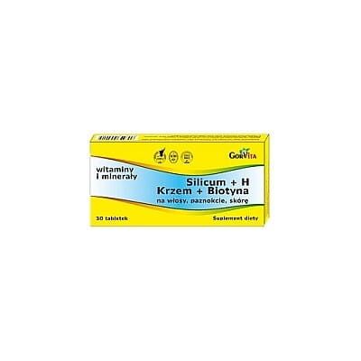 Gorvita Silicum H Krzem Biotyna 30 Tabl. Gorvita Silicum H Krzem Biotyna 30 Tabl.