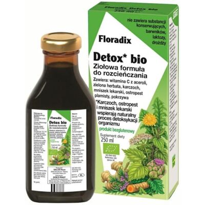 Floradix Organiczne Suplement diety Detox - 250ml Floradix Organiczne Suplement diety Detox - 250ml