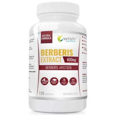 Ekstrakt Berberis - Wsparcie poziomu cukru - 120 kapsułek Ekstrakt Berberis - Wsparcie poziomu cukru - 120 kapsułek