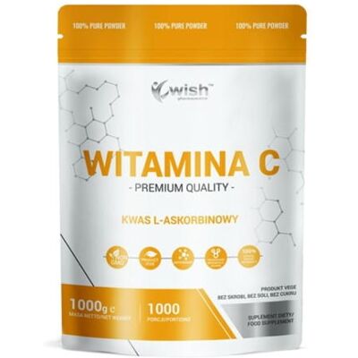 Wish Witamina C 1 kg kwas l-askorbinowy Wish Witamina C 1 kg kwas l-askorbinowy