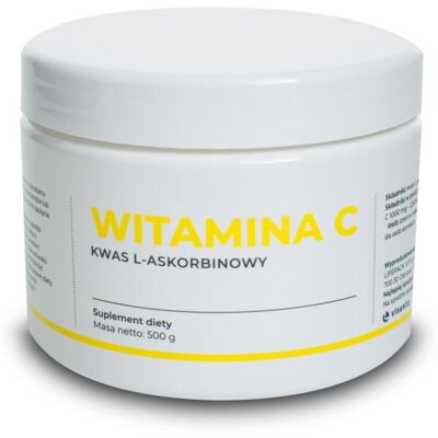 Proszek witaminy C Visanto 500g - Suplement diety Proszek witaminy C Visanto 500g - Suplement diety