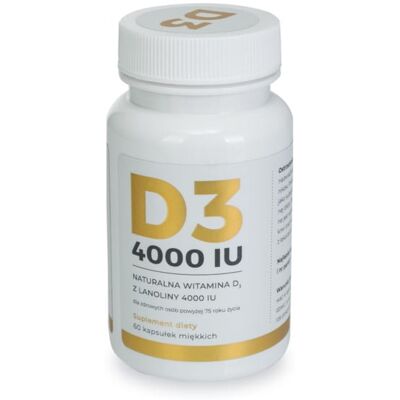 VISANTO Witamina D3 z lanoliny 4000 IU - Suplementy diety VISANTO Witamina D3 z lanoliny 4000 IU - Suplementy diety