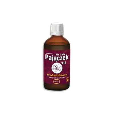 ASEPTA Pajączek V11 - krople na żyły 30ml ASEPTA Pajączek V11 - krople na żyły 30ml