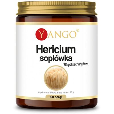 Ekstrakt z Hericium Yango - 10% Polisacharydy - Suplement diety 50g Ekstrakt z Hericium Yango - 10% Polisacharydy - Suplement diety 50g